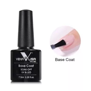 לק ג'ל VENALISA ונליסה 7.5 מ"ל מס' -  Base Coat