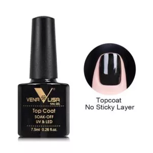 לק ג'ל VENALISA ונליסה 7.5 מ"ל - Top Coat ללא נטרול