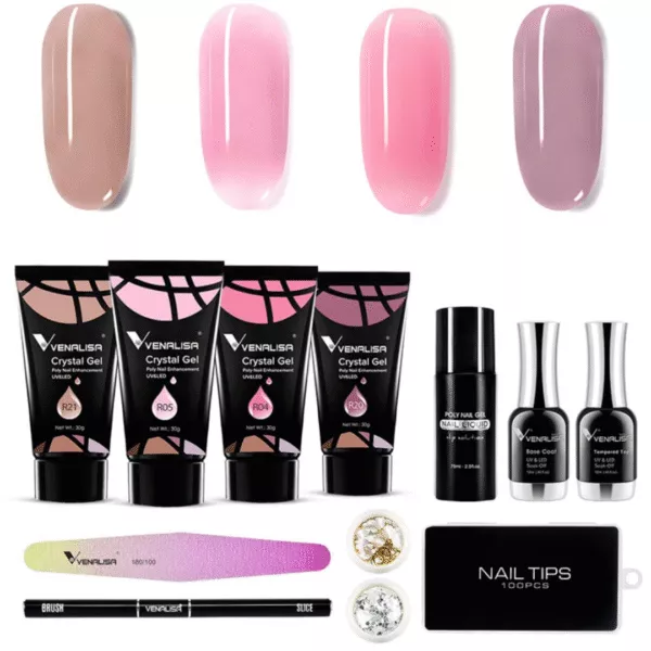 ערכה מקצועית לבנייה בפוליג'ל מבית המותג ונליסה VENALISA