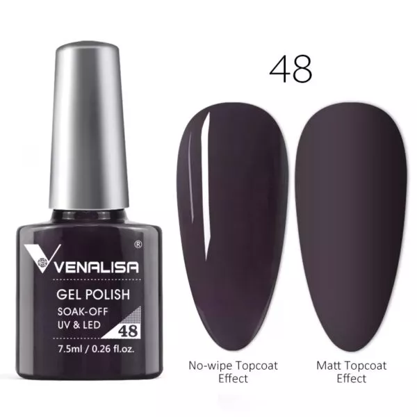 לק ג'ל VENALISA ונליסה 7.5 מ"ל מס' 48