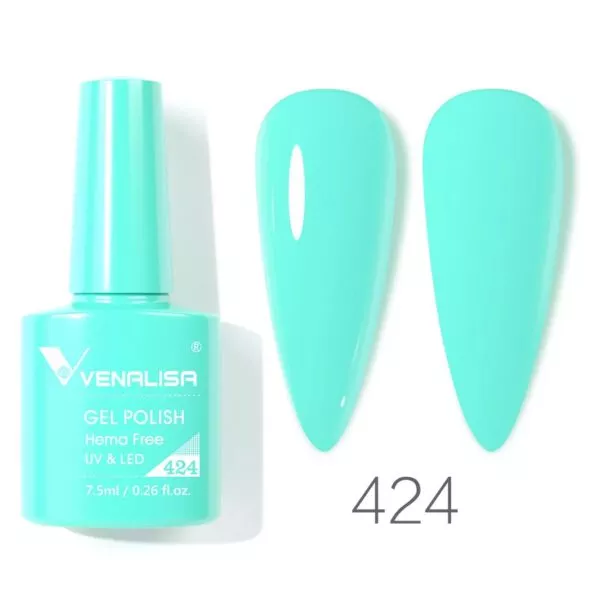 לק ג'ל VENALISA ונליסה 7.5 מ"ל מס' 424