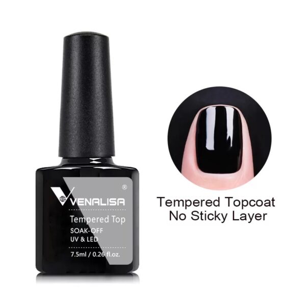 טופ קוט מחוסם Venalisa – Tempered Top Coat (עמיד לשריטות)