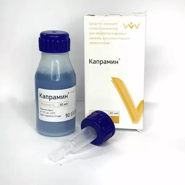 נוזל לעצירת דימום וחיטוי קפרמין (Capramin) – 30 מ"ל