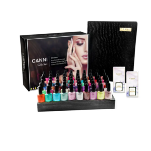 ערכת CANNI סט מספר 5 - 62 יחידות לק ג'ל + קטלוג צבעים תואם