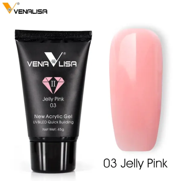 VENALISA פוליג’ל 03 ורוד ג’לי – ונליסה 45 גרם