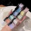 ⁦סט 10 קופסאות אבקת פנינה \ אבקת מראה⁩ – תמונה ⁦2⁩
