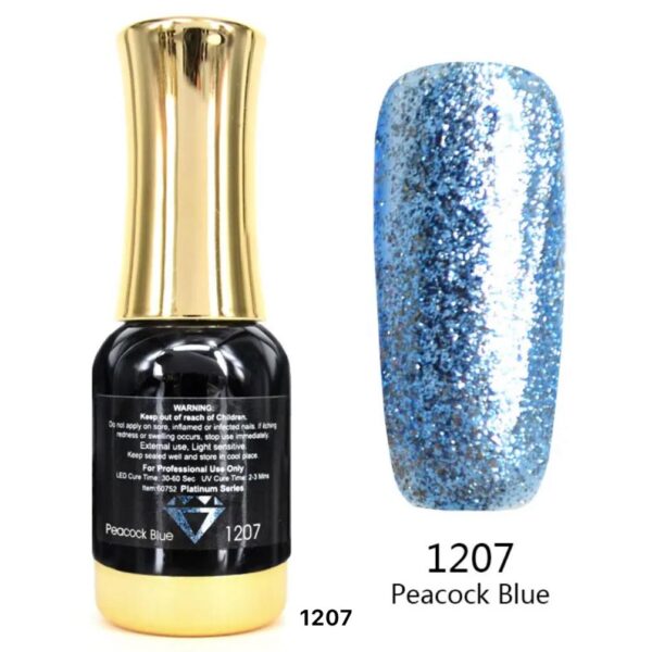 לק ג'ל VENALISA ונליסה 12 מ"ל מס' 1207 - Peacock Blue