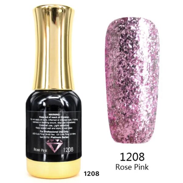 לק ג'ל VENALISA ונליסה 12 מ"ל מס' 1208 - Rose Pink