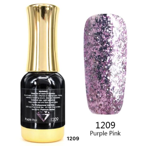 לק ג'ל VENALISA ונליסה 12 מ"ל מס' 1209 - Purple Pink