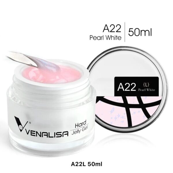 ג’ל בנייה ונליסה 50 מ”ל  - Pearl White