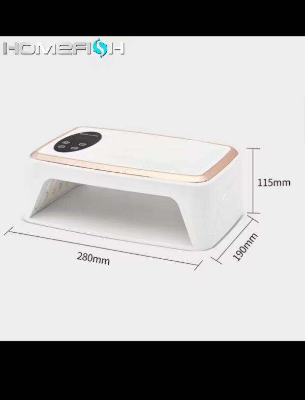 ⁦מנורת UV/LED לייבוש ציפורניים HomFi יוקרתית משולבת עם כרית 90 לדים⁩ – תמונה ⁦4⁩