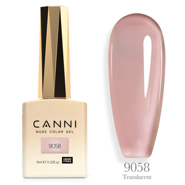 CANNI לק ג’ל 9 מ”ל Hema Free גוון 9058