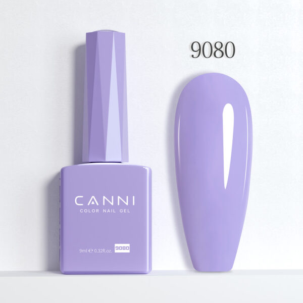 CANNI לק ג’ל 9 מ”ל HEMA FREE – גוון 9080 (לבנדר קלאסי / Classic Lavender)