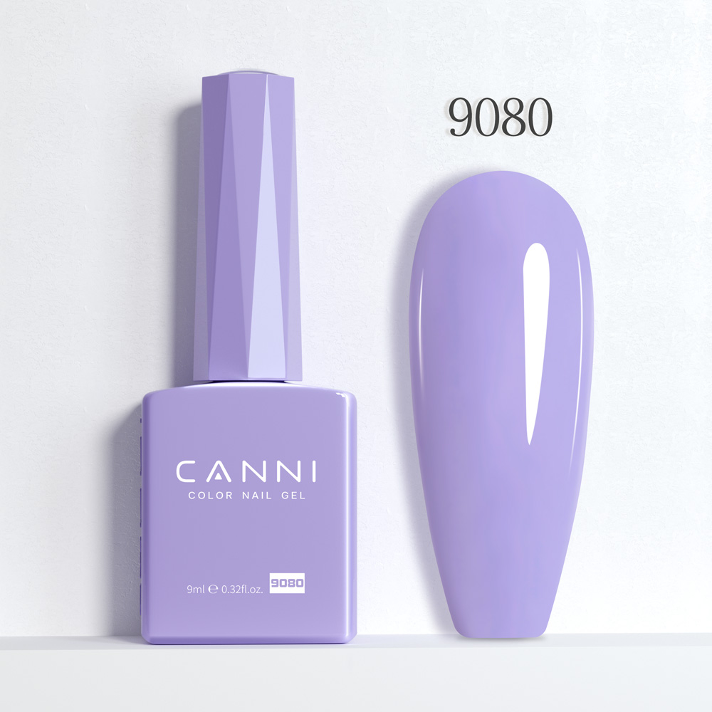 CANNI לק ג’ל 9 מ”ל HEMA FREE – גוון 9080 (לבנדר קלאסי / Classic Lavender)