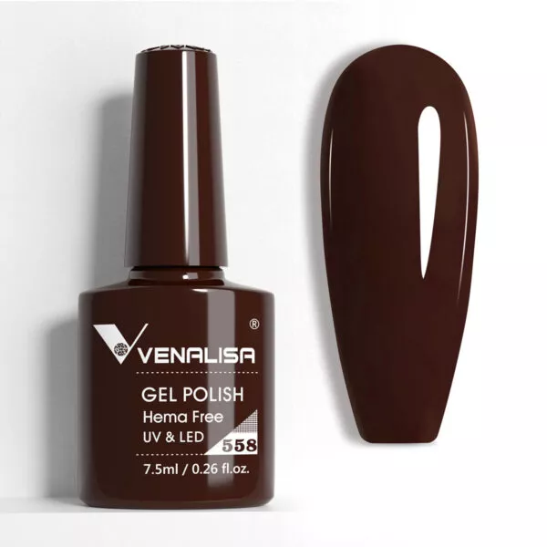 לק ג'ל VENALISA ונליסה 7.5 מ"ל מס' 558