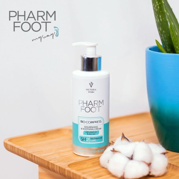 ⁦Pharm Foot | BIO COMPRESS קרם קולוסטרום ואלוורה להזנה ושיקום עור רגיש⁩ – תמונה ⁦2⁩