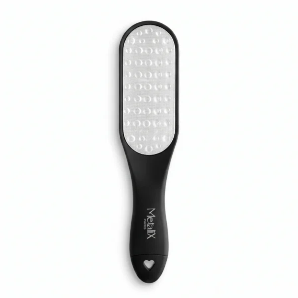 משייף פדיקור מקצועי METALIX PARIS דגם IX-049 – דו-צדדי עם משייף נשלף בין האצבעות
