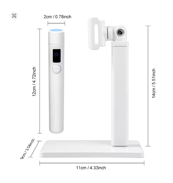 מנורת ייבוש אצבע תאורת UV LED נטענת – תמונה 4