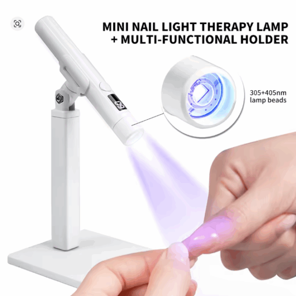 מנורת ייבוש אצבע תאורת UV LED נטענת