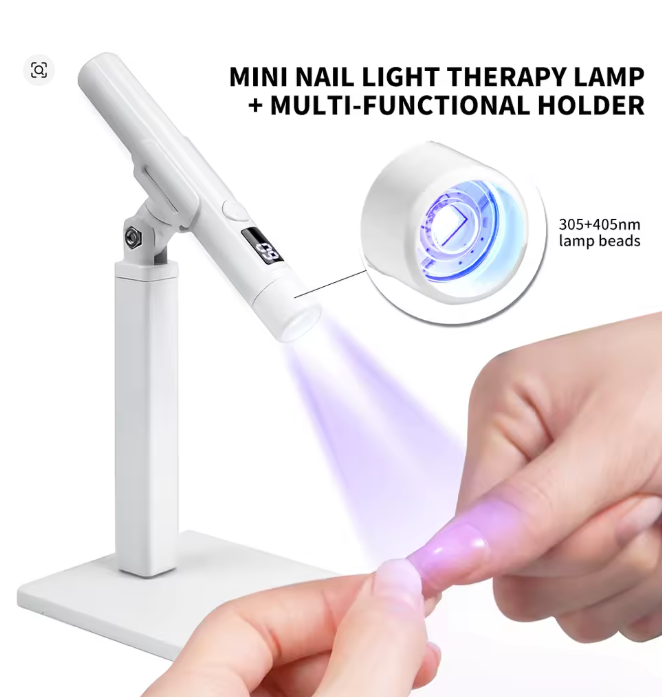 מנורת ייבוש אצבע תאורת UV LED נטענת