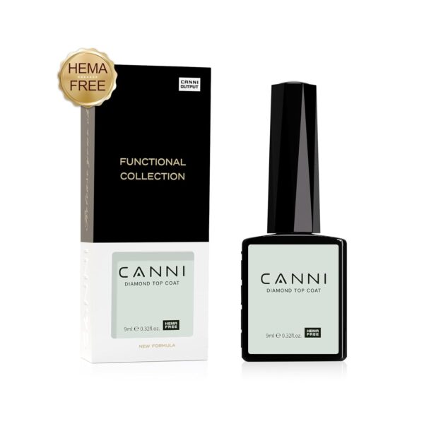 טופ יהלום ללא נטרול CANNI HEMA Free Diamond Top Coat 9ml