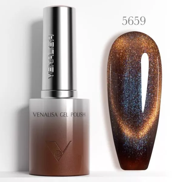 לק ג׳ל 10 מ״ל עין חתול | מס׳ 5659 | ונליסה Venalisa