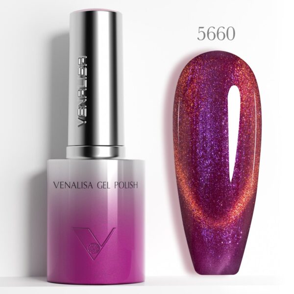 לק ג׳ל 10 מ״ל עין חתול | מס׳ 5660 | ונליסה Venalisa