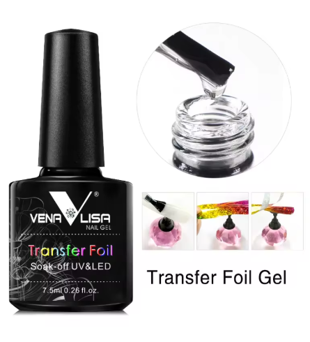 Venalisa Transfer Foil Gel – ונליסה ג'ל דבק ייעודי להעברת פויל (7.5 מ"ל)