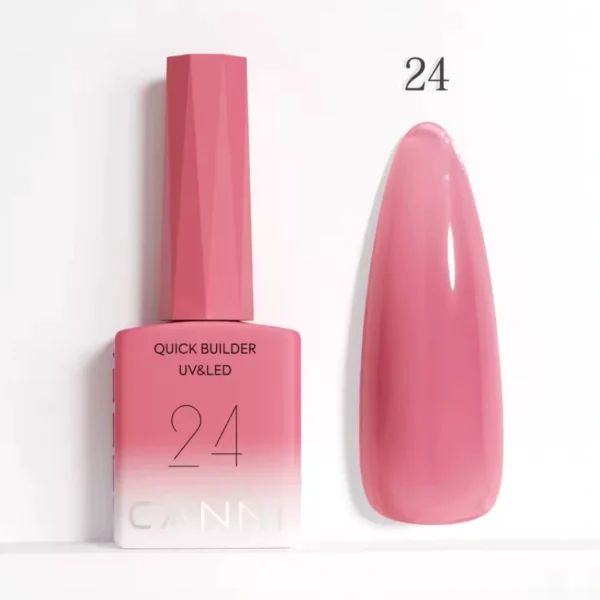 ג'ל בנייה בבקבוק קאני CANNI Quick Builder Gel – גוון 24 ורוד פטל (9 מ"ל)