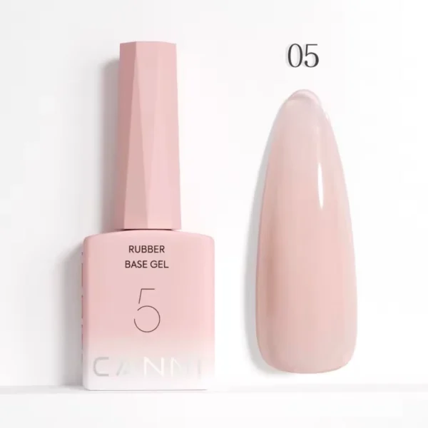 ראבר בייס קאני CANNI Rubber Base – גוון 05 ניוד ורדרד חלבי (9 מ"ל)