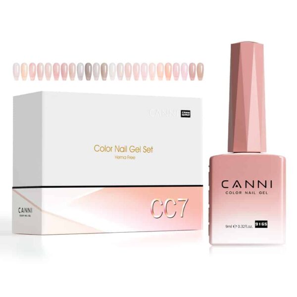 מזוודת 24 גוונים CANNI CC7 – סדרת HEMA FREE היפו-אלרגנית (+6 חומרים משלימים)