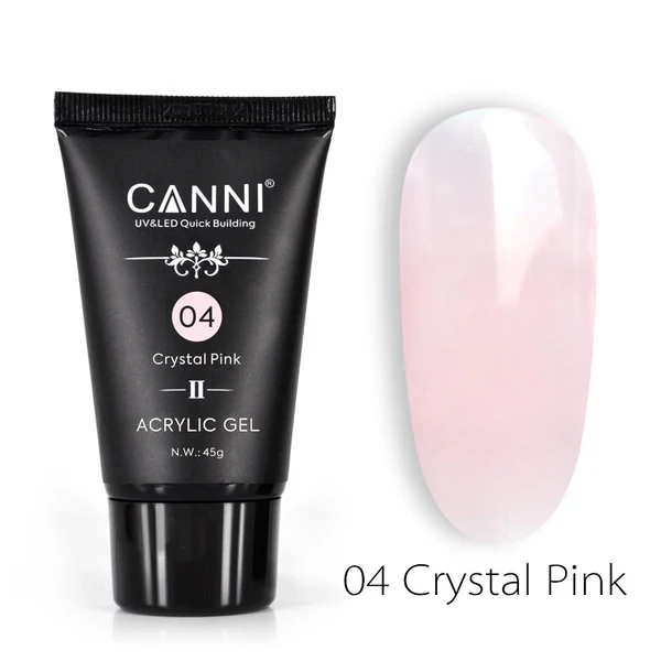 פוליג'ל קאני CANNI לבניית ציפורניים 45 גרם – 01 Clear (שקוף טהור)