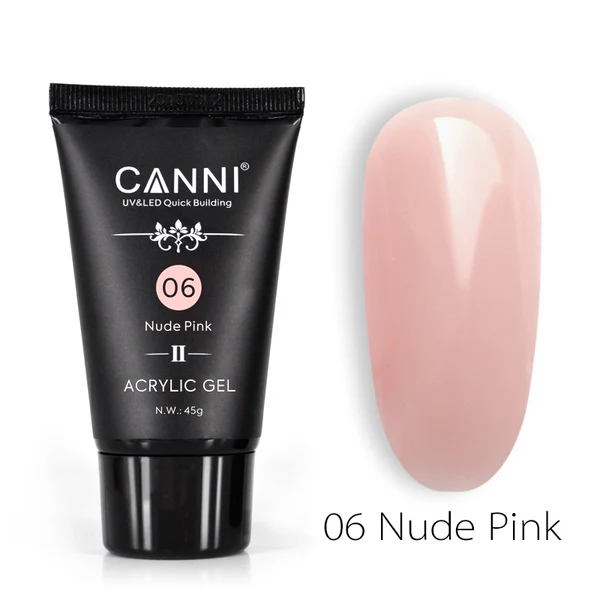 פוליג'ל קאני CANNI לבניית ציפורניים 45 גרם – 01 Clear (שקוף טהור)