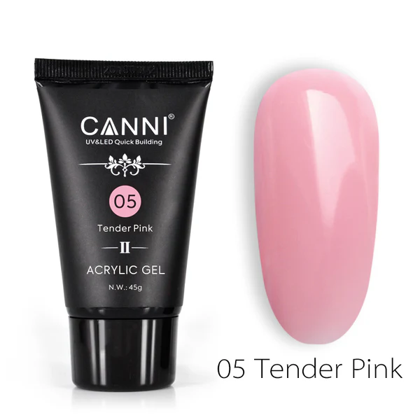 פוליג'ל קאני CANNI לבניית ציפורניים 45 גרם – 01 Clear (שקוף טהור)