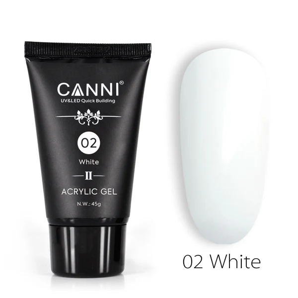 פוליג'ל קאני CANNI לבניית ציפורניים 45 גרם – 01 Clear (שקוף טהור)