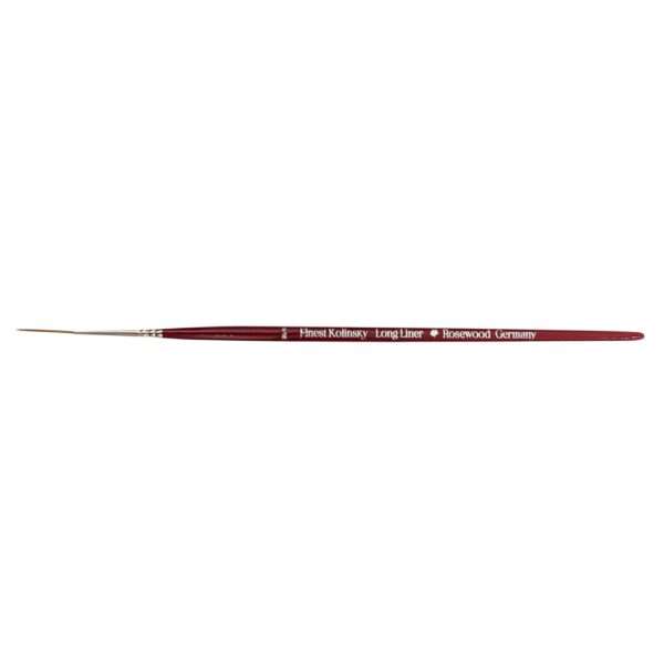 מכחול קולינסקי מקצועי שערה בינוני מס' 20/0 (Medium Liner) – ROSEWOOD גרמניה