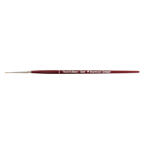 מכחול קולינסקי שערה ארוך מס' 10/0 (Long Striper) לציור וקישוטים – ROSEWOOD