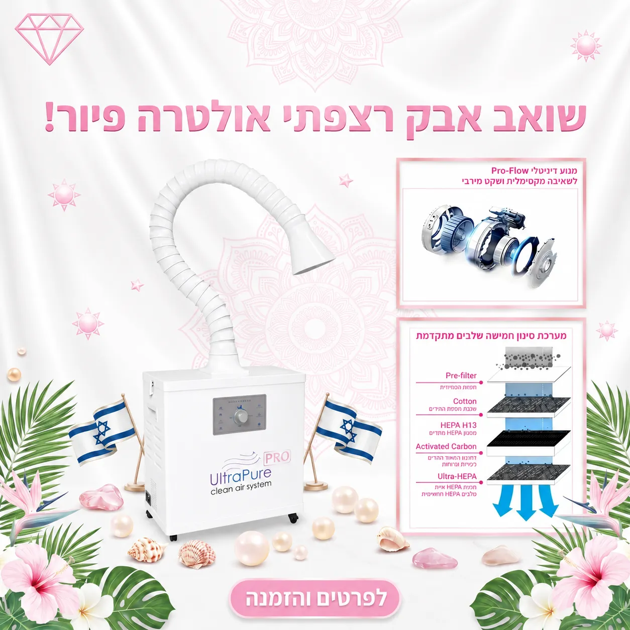 שואב אבק אולטרה פיור