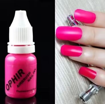 צבע לאיירבראש Airbrush ורוד פוקסיה ניאון 12# Fluorescent Rose (30 מ"ל)