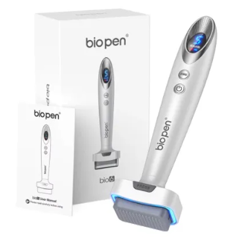 מכשיר חותמת (Stamp) חשמלי לשיקום שיער ועור הפנים | BioPen Bio 6